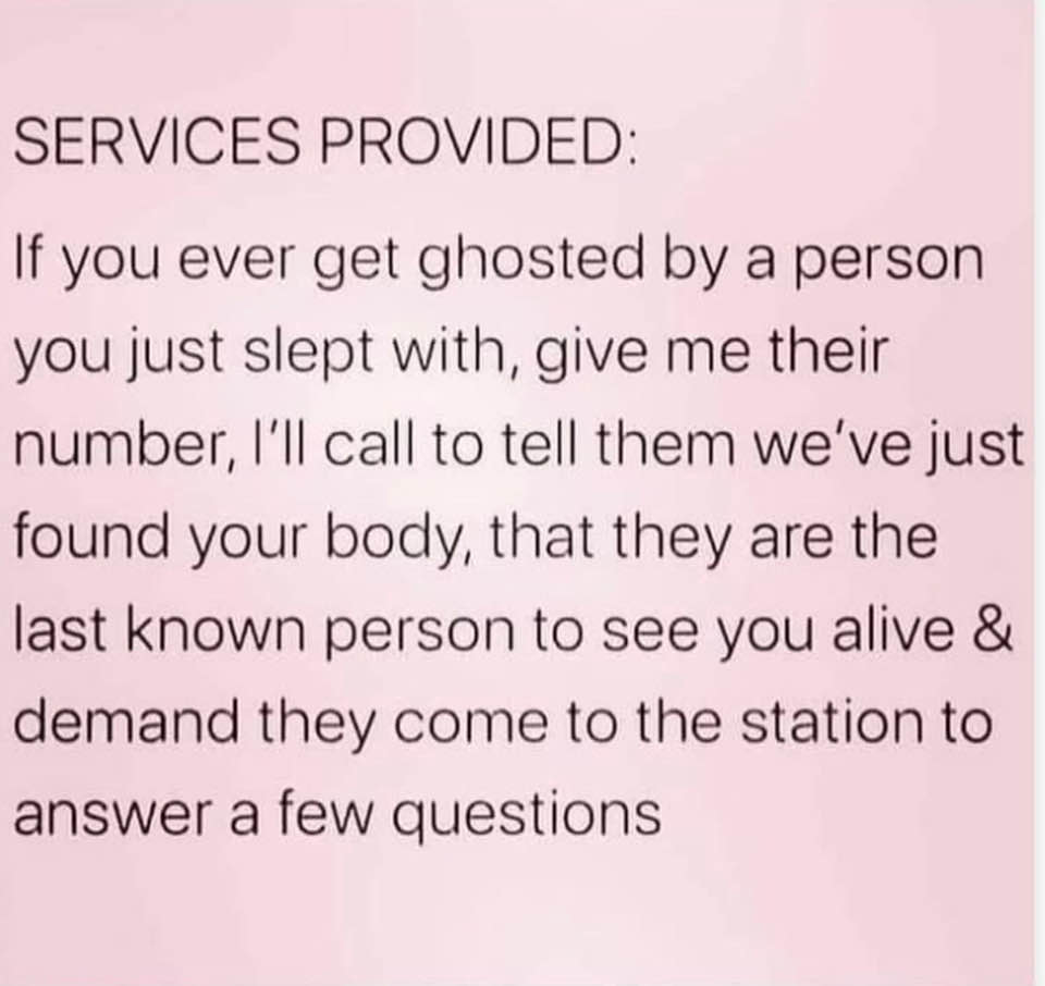 ghosted